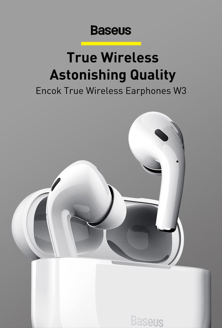 Tai Nghe Baseus Encok W3 True Wireless Earphones (7)
