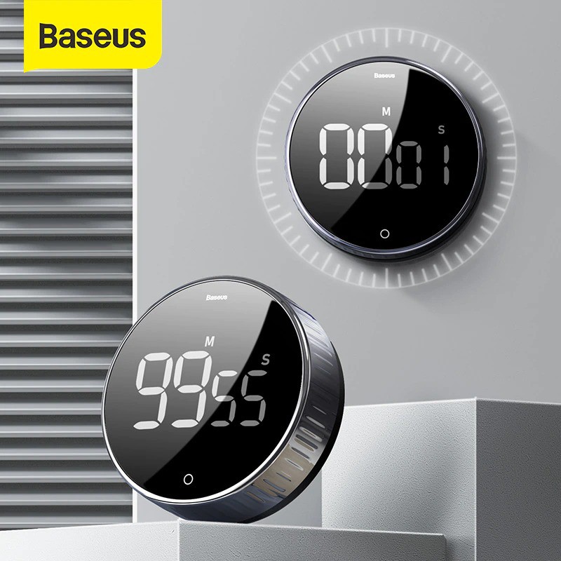 Đồng hồ Baseus báo thức hẹn giờ đếm ngược từ tính | Shopee Việt Nam