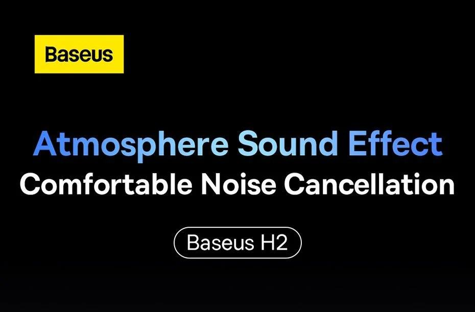 Tai Nghe Chụp Tai Không Dây Baseus, Chống Ồn Chủ Động Bowie H2 ANC, 3D ( Bluetooth 5.2 , GPS - APP Control, Nearly No-delay Noise-Cancelling Wireless Headphones)