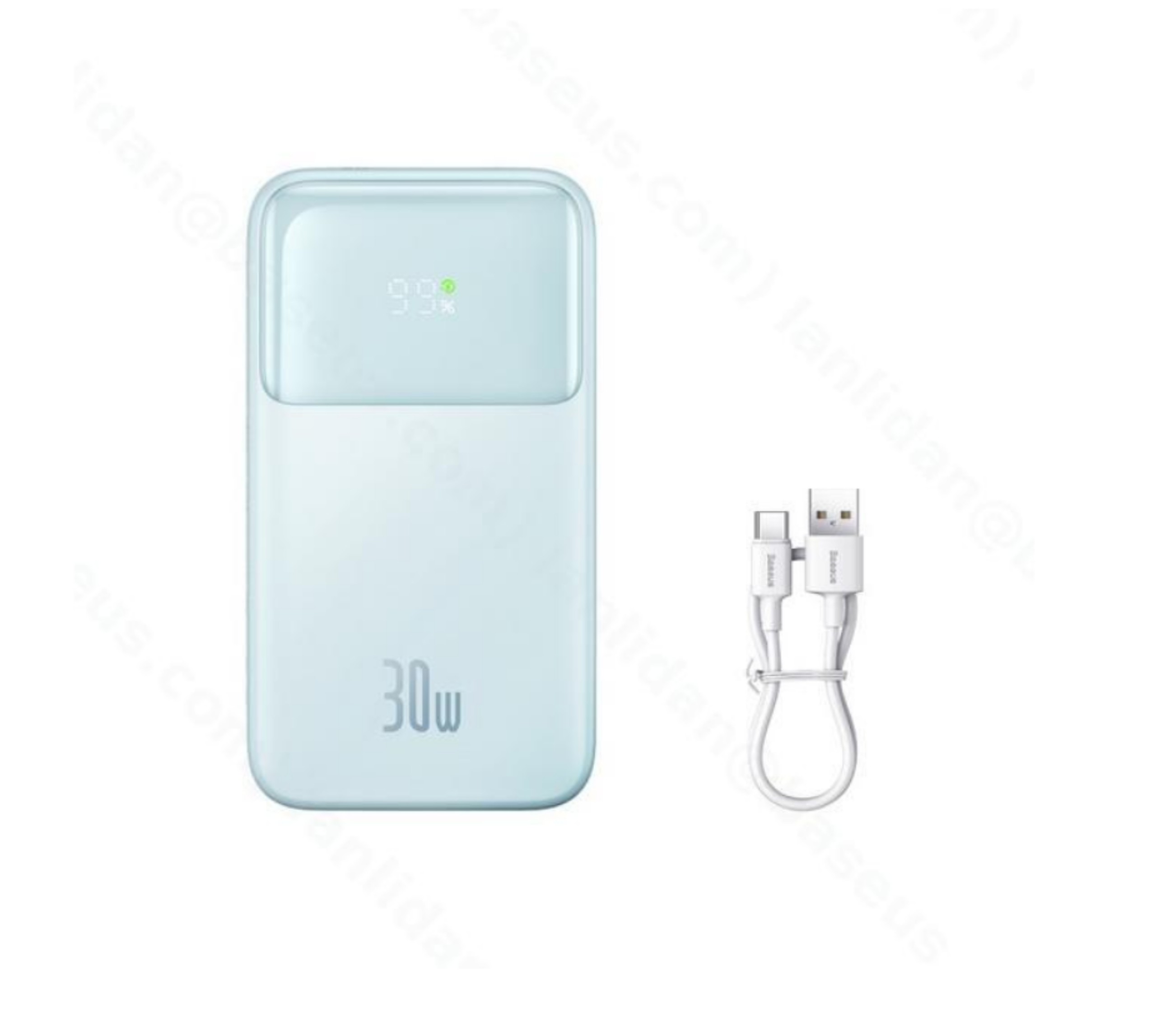 Pin Dự Phòng Baseus Comet Series Dual Cable Digital Display Cho iPhone, Type-C (10000mAh 30W, Built-in Dual-Cable Fast Charge Power Bank)