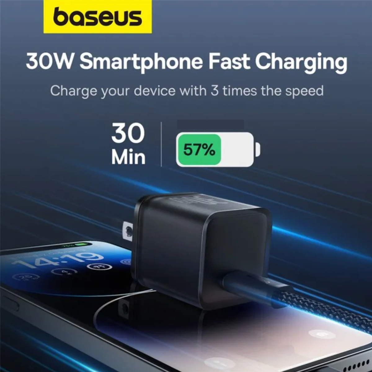 Combo Sạc Nhanh Baseus GaN5 Fast Charger Mini 1C 30W